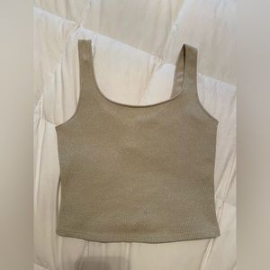 Beige Shinny Chic Dynamic Camisole